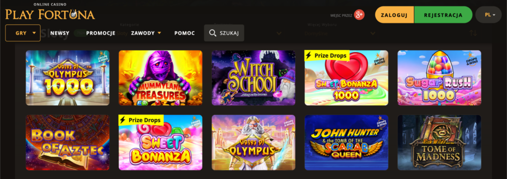 Play Fortuna Casino automaty