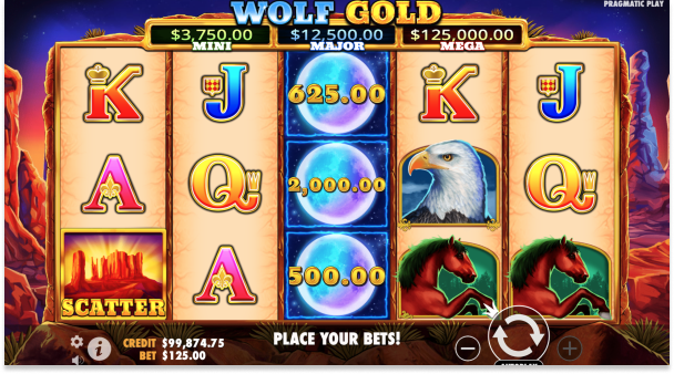 Graj za darmo Wolf Gold Power Jackpot