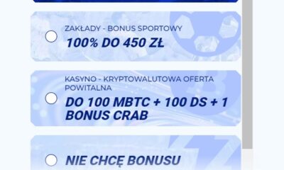 Wybierz bonus na start