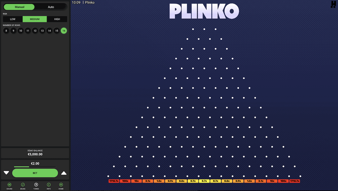 Plinko (Hacksaw Gaming)