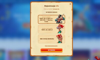 Wybierz bonus na start