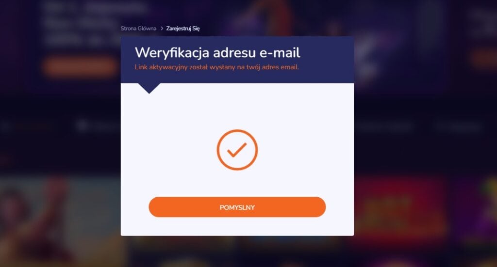 Zweryfikuj adres e-mail